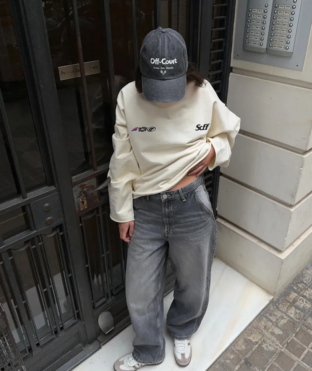 Vice 84 'Off-Court' Vintage Washed Cap - Black