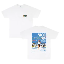 Vice 84 'Olympic Runner' Tee - White