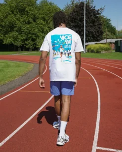 Vice 84 'Olympic Runner' Tee - White