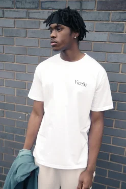 Vice 84 'Outside' Tee - White