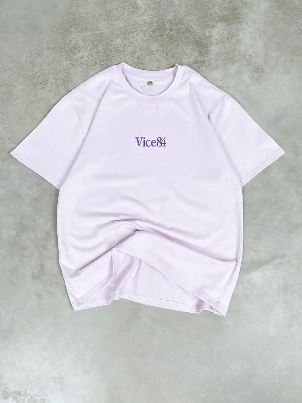 Vice 84 Premium Heavy Tee Twinpack - Ecru/Orchid
