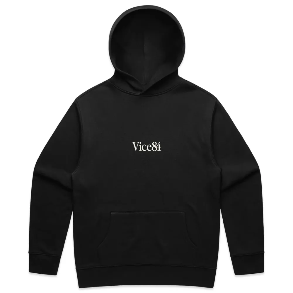 Vice 84 Premium Hoodie - Black
