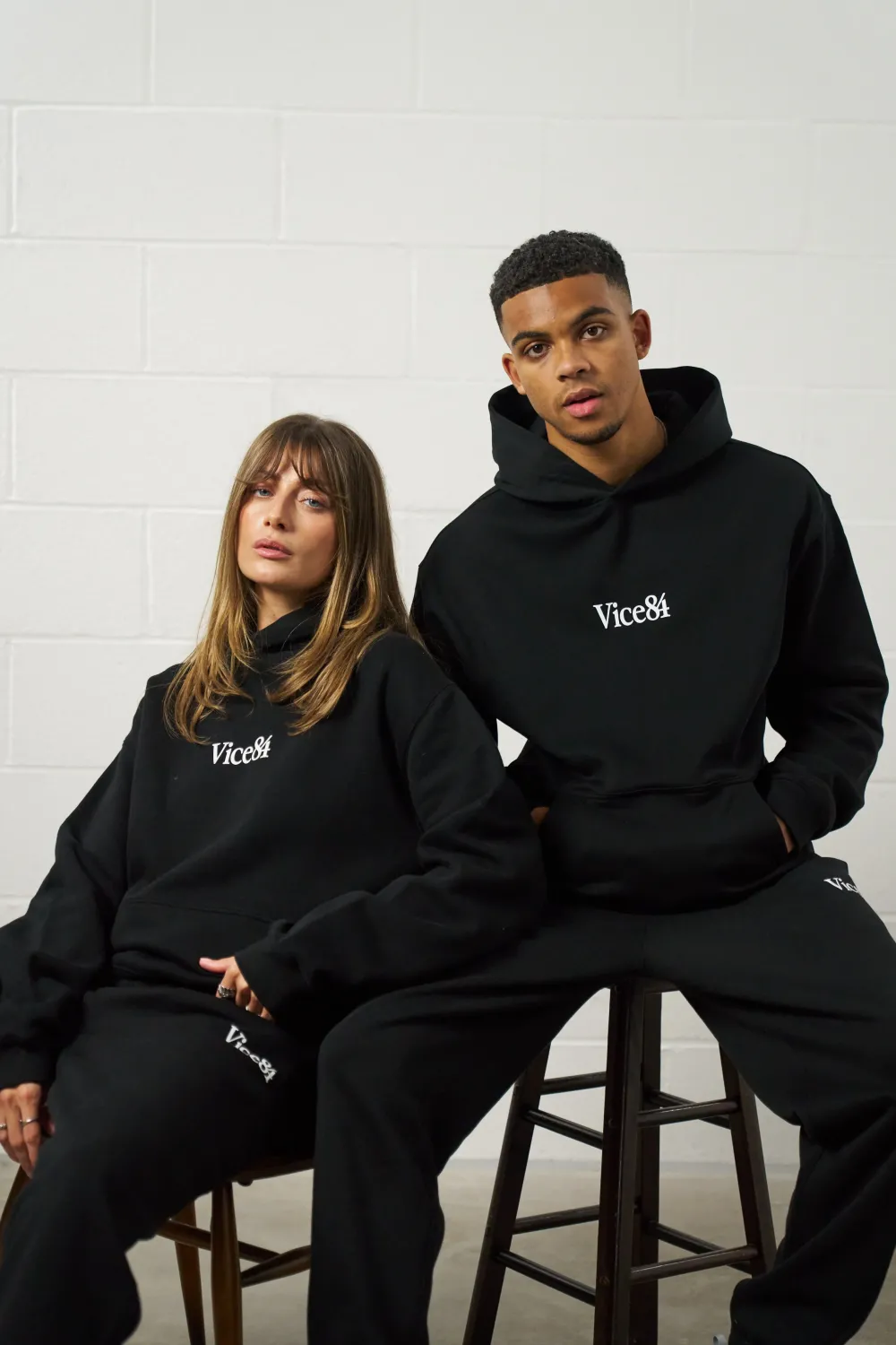 Vice 84 Premium Hoodie - Black