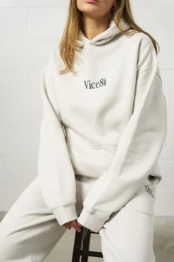 Vice 84 Premium Hoodie - Bone