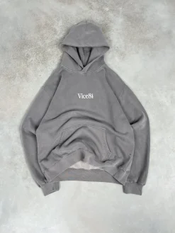 Vice 84 Premium Hoodie & Jogger Set - Faded Grey