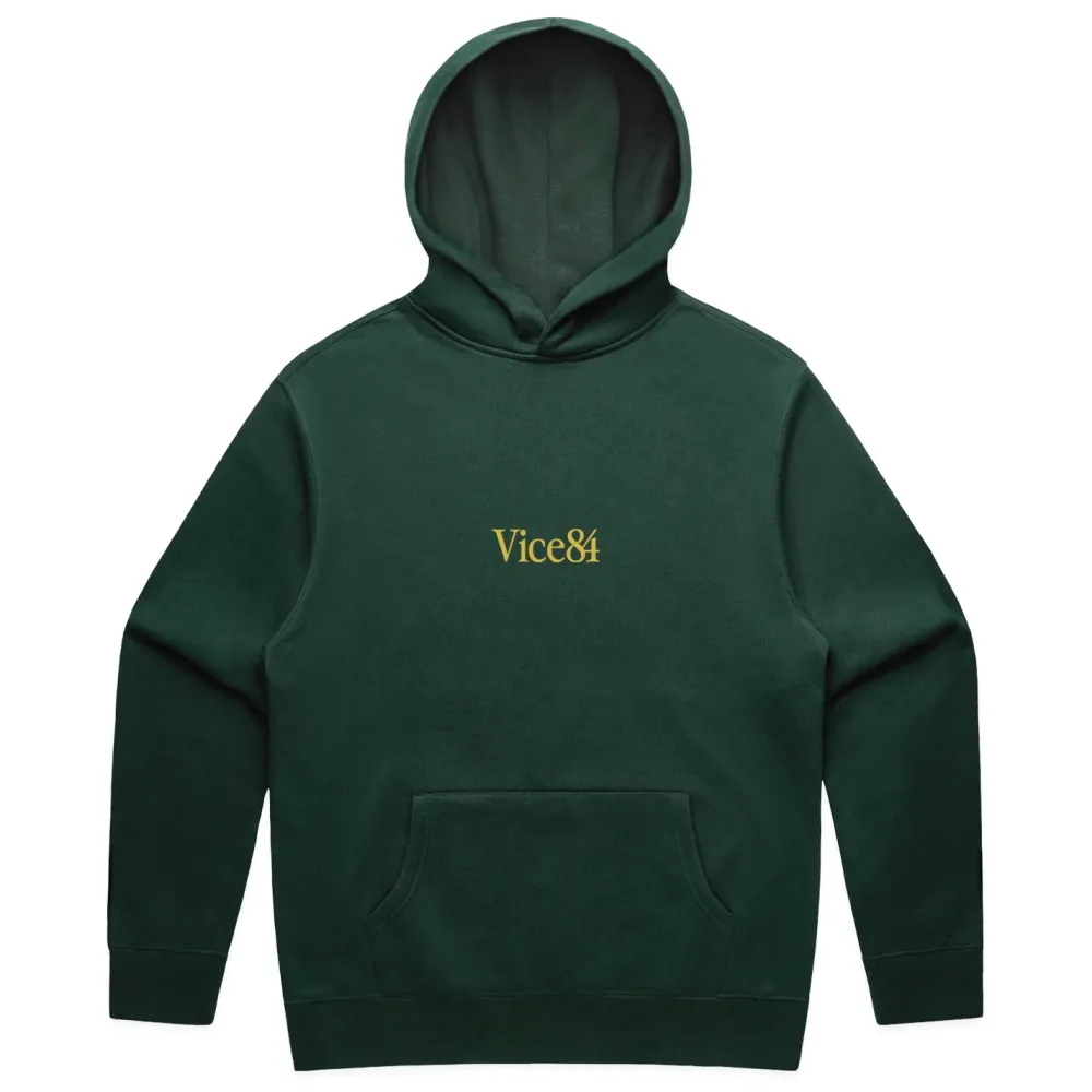 Vice 84 Premium Hoodie - Pine Green