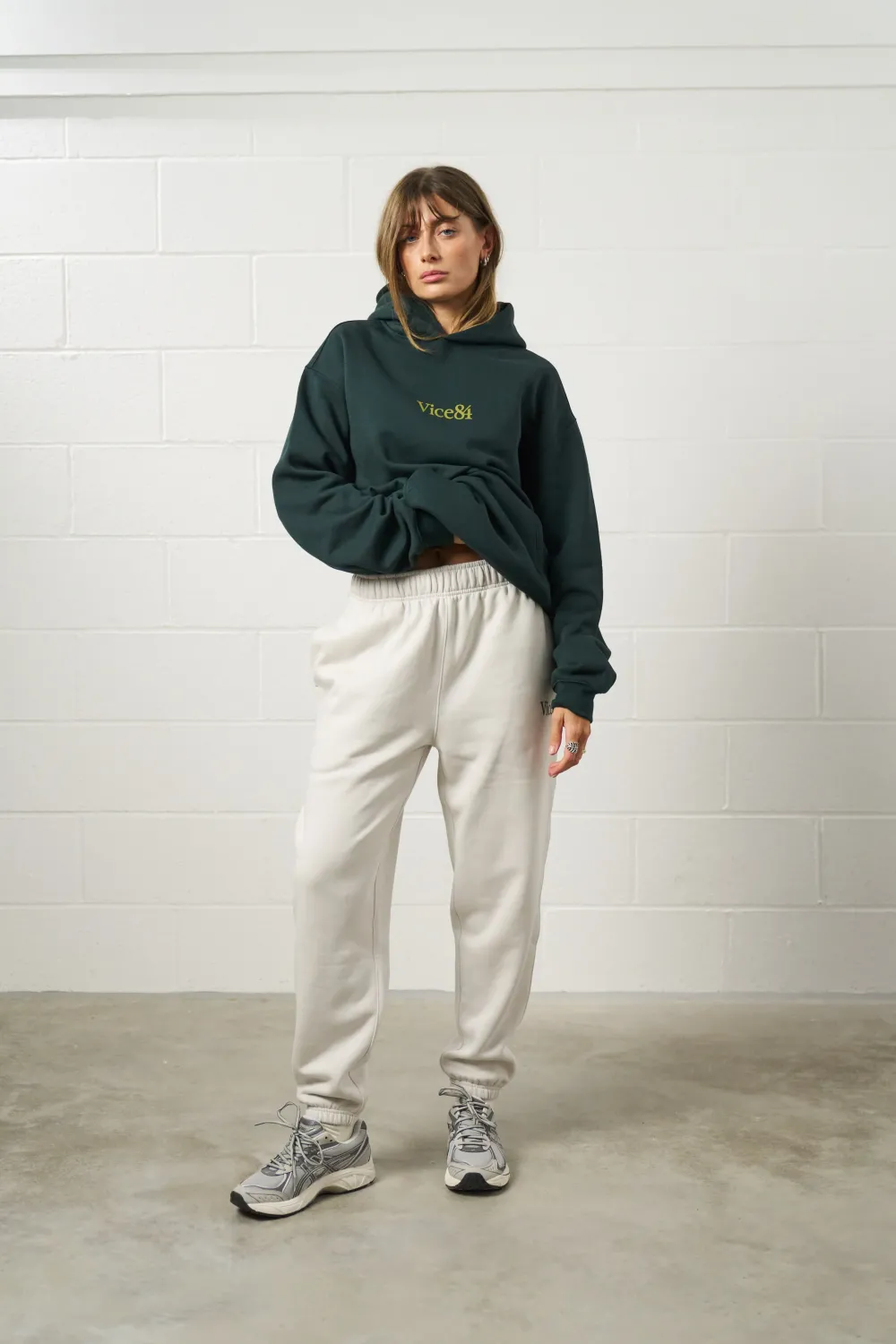 Vice 84 Premium Hoodie - Pine Green