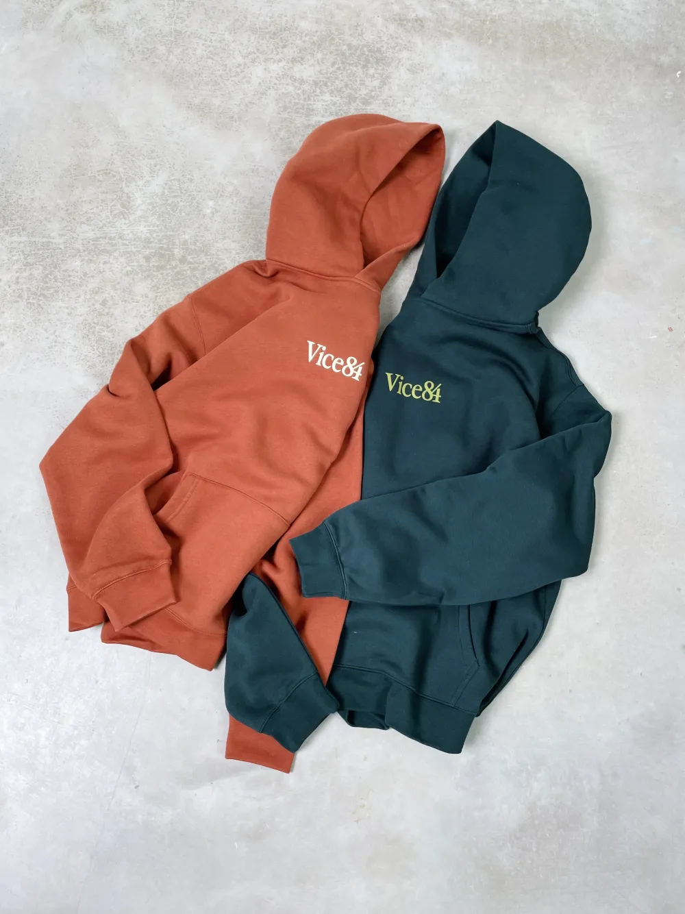 Vice 84 Premium Hoodie - Pine Green