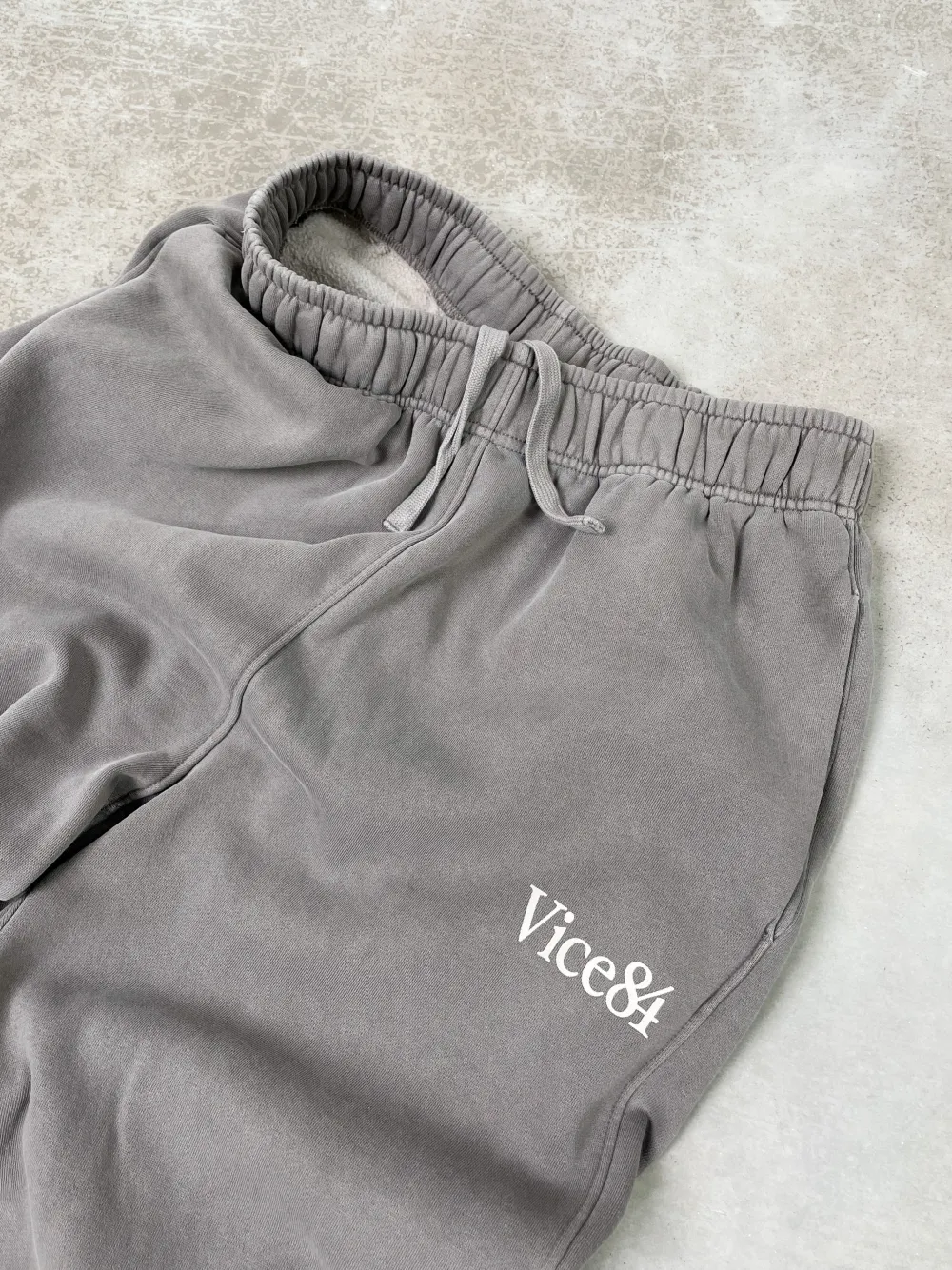 Vice 84 Premium Joggers - Faded Grey