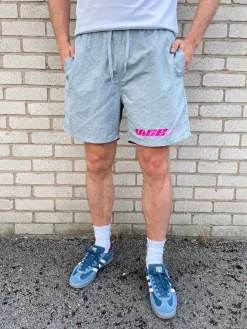 Vice 84 'Racer' Crinkle Recycled Swim Shorts - Smoke Grey