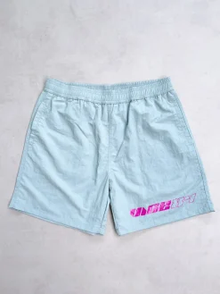 Vice 84 'Racer' Crinkle Recycled Swim Shorts - Smoke Grey