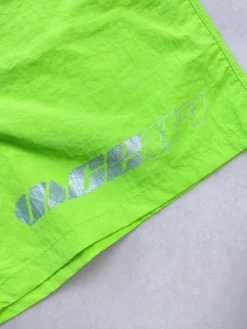 Vice 84 'Racer' Crinkle Recycled Swim Shorts - Citrus Lime