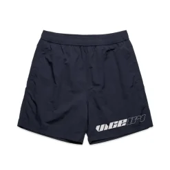 Vice 84 'Racer' Crinkle Recycled Swim Shorts - Navy