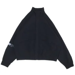 Vice 84 'Reflective Racer' Nylon Track Jacket - Black