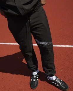 Vice 84 'Reflective Racer' Nylon Track Pants - Black