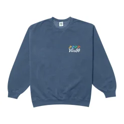 Vice 84 'Runner' Vintage Washed Sweater - Navy