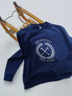 Vice 84 'Ski Academy' Crew Sweater - Navy