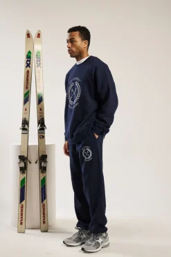 Vice 84 'Ski Academy' Joggers - Navy