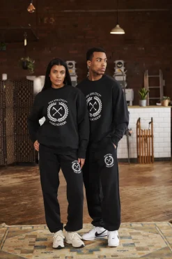 Vice 84 'Ski Academy' Joggers - Black