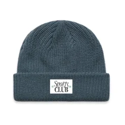 Vice 84 'Sports Club' Ribbed Beanie - Petrol