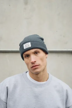 Vice 84 'Sports Club' Ribbed Beanie - Petrol