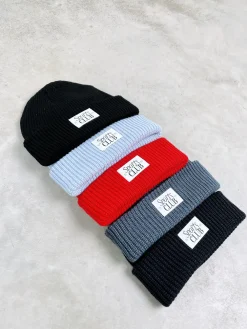 Vice 84 'Sports Club' Ribbed Beanie - Petrol