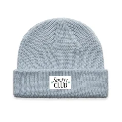 Vice 84 'Sports Club' Ribbed Beanie - Baby Blue
