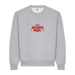 Vice 84 'Sports Dept' Heavyweight Embroidered Sweater - Ash