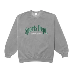 Vice 84 'Sports Dept' Vintage Washed Sweater - Grey