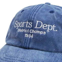 Vice 84 'Sports Dept' Vintage Washed Cap - Denim