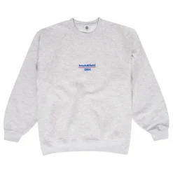 Vice 84 'Track&Field' Embroidered Sweater - Ash