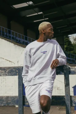 Vice 84 'Track&Field' Embroidered Sweater - Ash