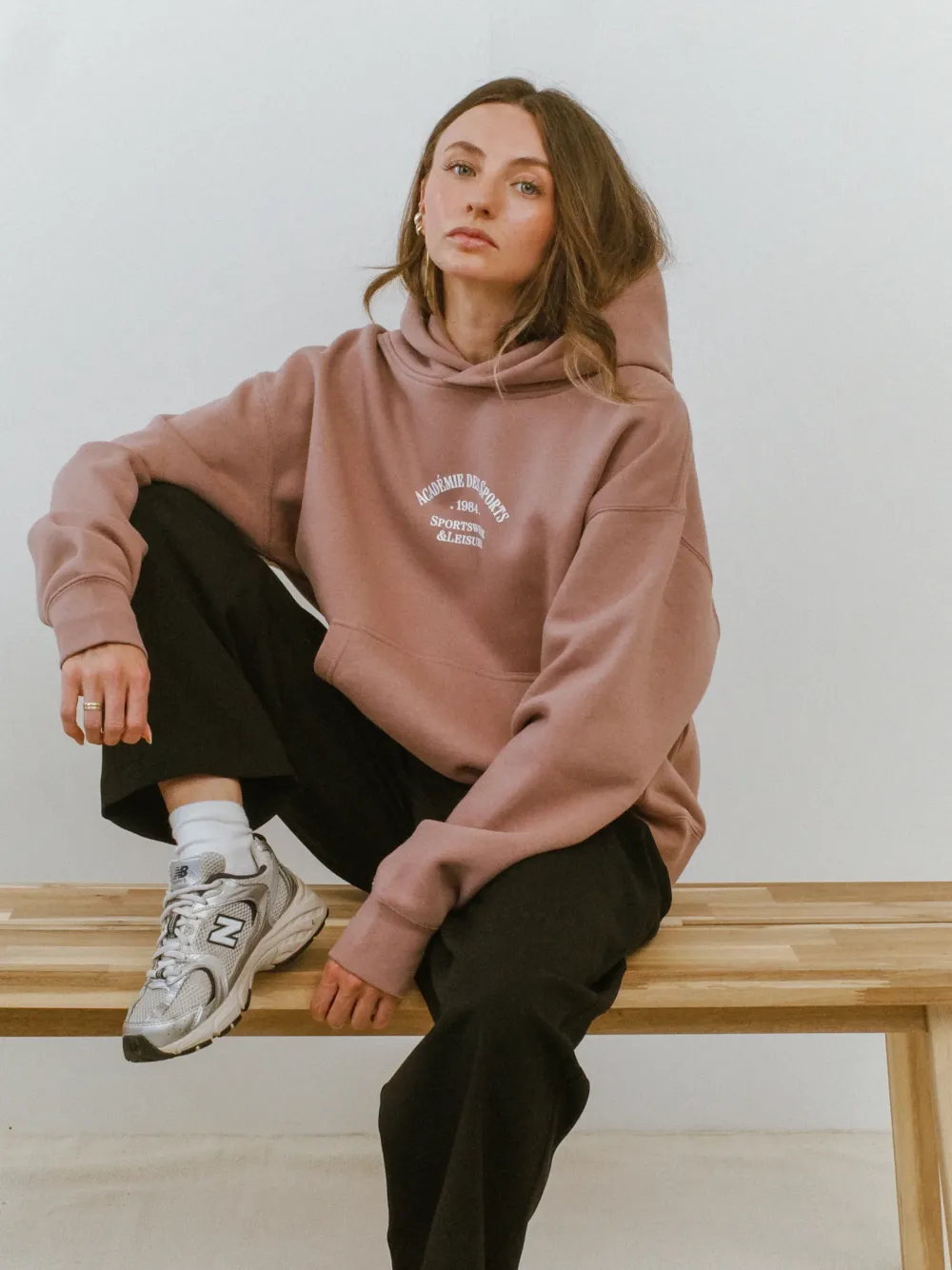 Women Vice 84 Selects by Chloe Hayward Vice 84 WMNS 'Académie des Sports' Hoodie - Clay
