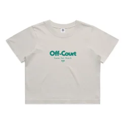 Vice 84 WMNS 'Off-Court GSM' Cropped Heavy Tee - Bone