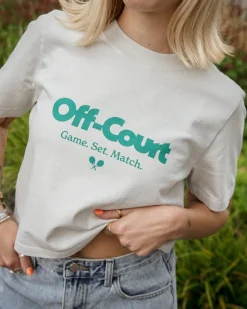 Vice 84 WMNS 'Off-Court GSM' Cropped Heavy Tee - Bone
