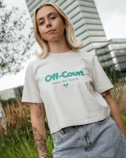 Vice 84 WMNS 'Off-Court GSM' Cropped Heavy Tee - Bone