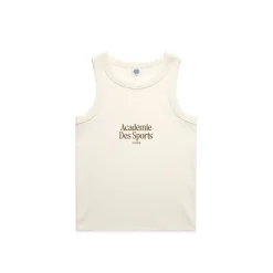 Vice 84 WMNS Organic Embroidered Rib Tank - Ecru