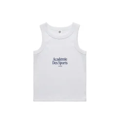 Vice 84 WMNS Organic Embroidered Rib Tank - White