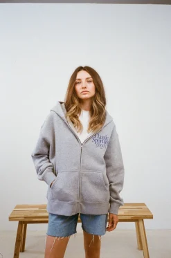 Women Vice 84 Selects by Chloe Hayward Vice 84 WMNS 'Sporting Goods' Zip Hoodie - Ash
