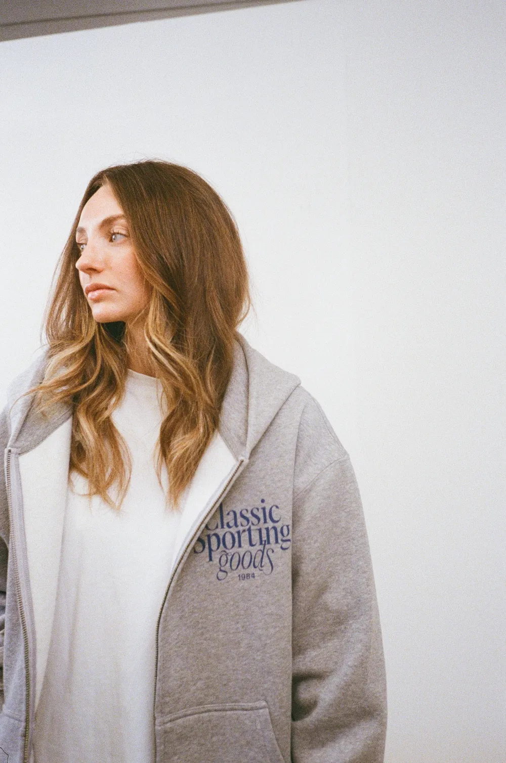 Women Vice 84 Selects by Chloe Hayward Vice 84 WMNS 'Sporting Goods' Zip Hoodie - Ash