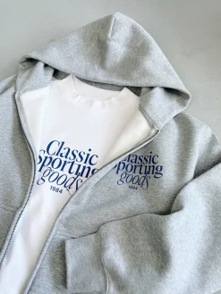 Women Vice 84 Selects by Chloe Hayward Vice 84 WMNS 'Sporting Goods' Zip Hoodie - Ash