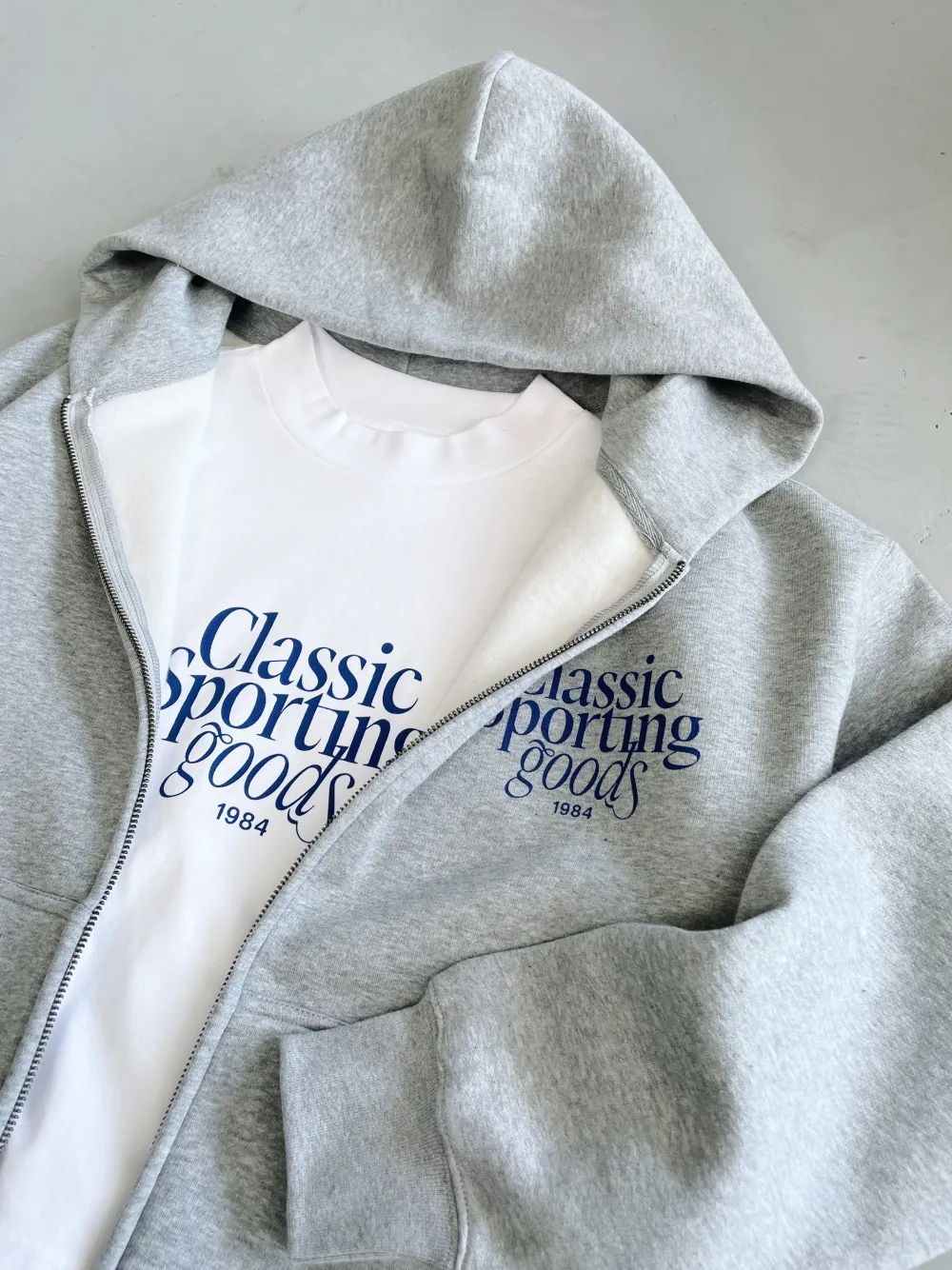 Women Vice 84 Selects by Chloe Hayward Vice 84 WMNS 'Sporting Goods' Zip Hoodie - Ash