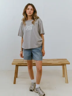 Vice 84 Selects by Chloe Hayward Vice  84 WMNS 'Sports Club' Staple Tee - Storm Grey