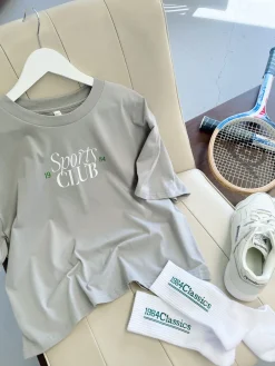 Vice 84 Selects by Chloe Hayward Vice  84 WMNS 'Sports Club' Staple Tee - Storm Grey