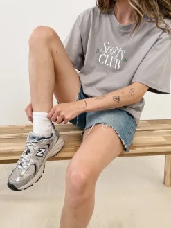 Vice 84 Selects by Chloe Hayward Vice  84 WMNS 'Sports Club' Staple Tee - Storm Grey