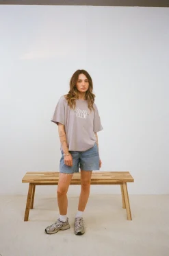 Vice 84 Selects by Chloe Hayward Vice  84 WMNS 'Sports Club' Staple Tee - Storm Grey