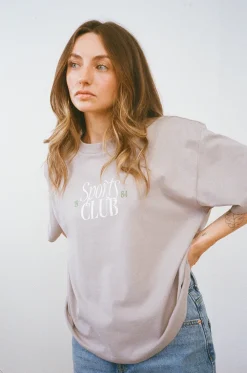 Vice 84 Selects by Chloe Hayward Vice  84 WMNS 'Sports Club' Staple Tee - Storm Grey