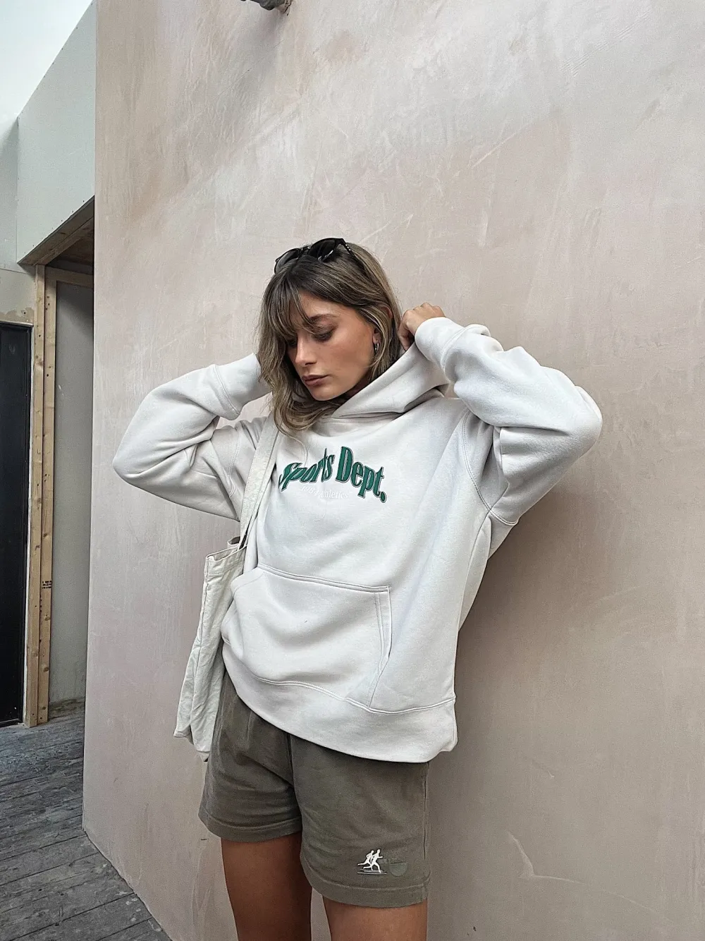 Women Vice 84 Selects by Chloe Hayward Vice 84 WMNS 'Sports Dept' Hoodie - Bone