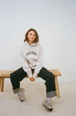 Women Vice 84 Selects by Chloe Hayward Vice 84 WMNS 'Sports Dept' Hoodie - Bone