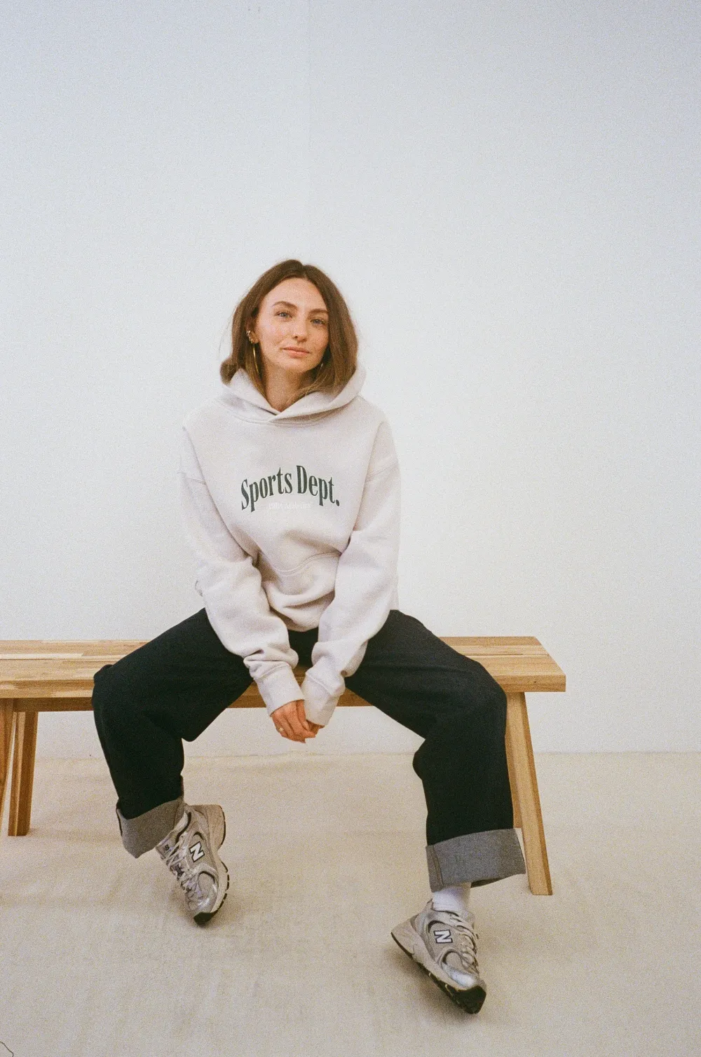 Women Vice 84 Selects by Chloe Hayward Vice 84 WMNS 'Sports Dept' Hoodie - Bone
